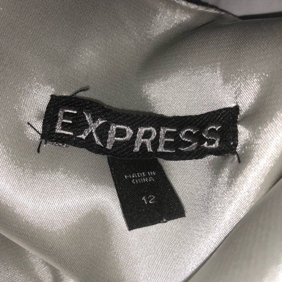 EXPRESS Lace Top Ruched Mini - Picture 6 of 6